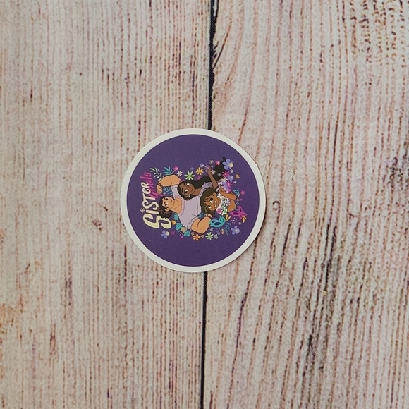 Disney Encanto Luisa, Mirabel, & Isabela Madrigal Sister Goals Sticker NEW - Picture 1 of 4